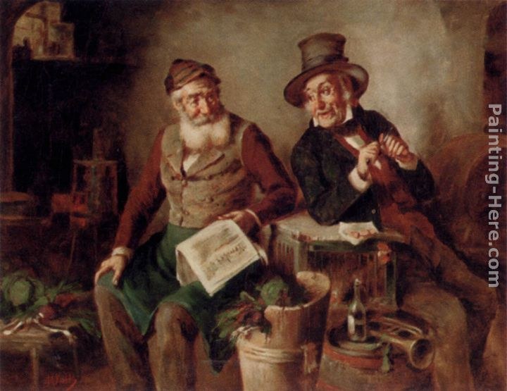 Hermann Kern Discussing The News